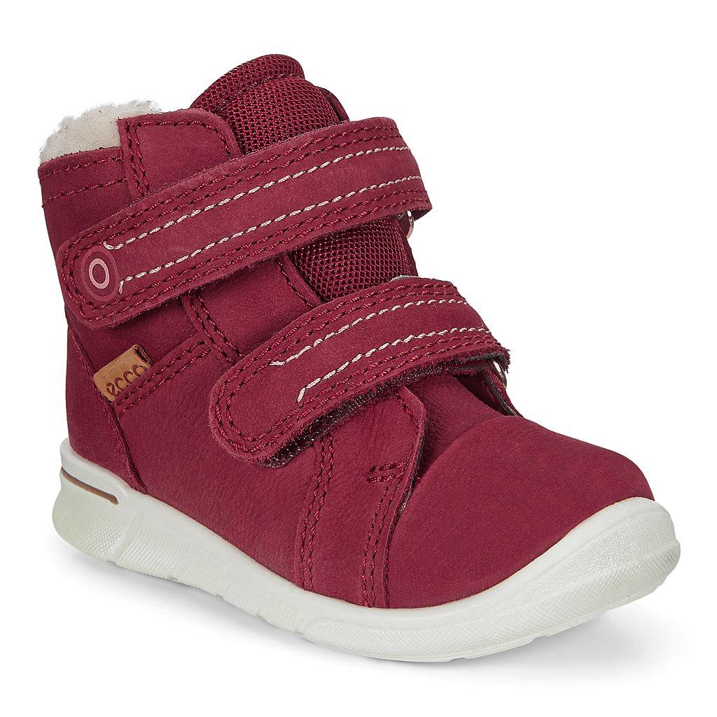 Ecco First Girls Boots Red - India WMQ-428197